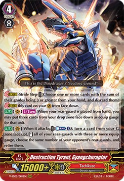 Destruction Tyrant, Gyangchuraptor [V Format]