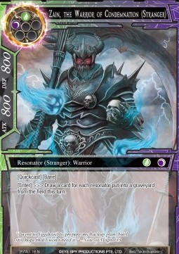 Zain, the Warrior of Condemnation (Stranger)