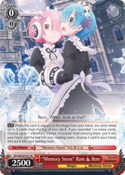 "Memory Snow" Ram & Rem (V.2 - Super Rare)