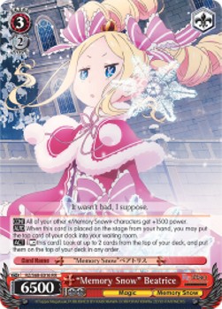 "Memory Snow" Beatrice (V.1 - Double Rare)