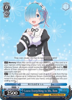 Leave Everything to Me, Rem (V.1 - Double Rare)