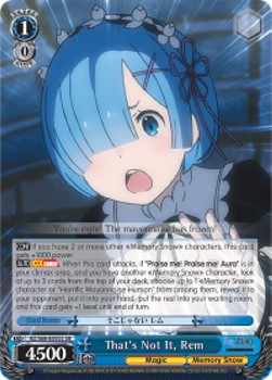 That's Not It, Rem (V.2 - Super Rare)