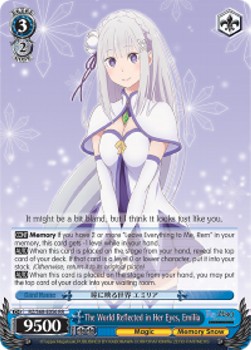 The World Reflected in Her Eyes, Emilia (V.1 - Double Rare)