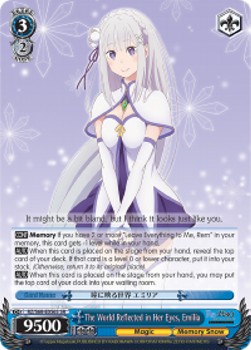 The World Reflected in Her Eyes, Emilia (V.2 - Super Rare)