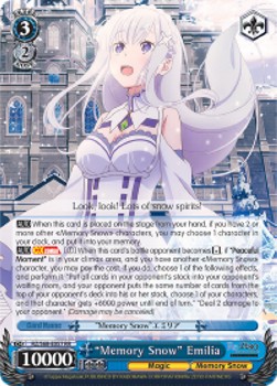 "Memory Snow" Emilia (V.1 - Double Rare)