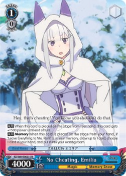 No Cheating, Emilia (V.2 - Super Rare)