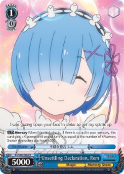 Unsettling Declaration, Rem