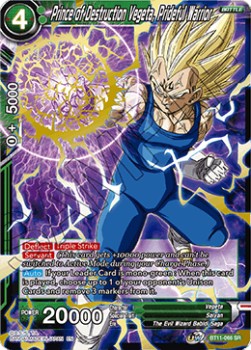 Prince of Destruction Vegeta, Prideful Warrior (V.1 - Super Rare)