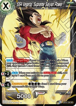 SS4 Vegeta, Supreme Saiyan Power