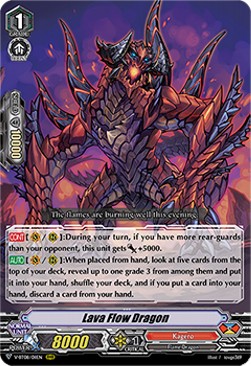 Lava Flow Dragon [V Format] (V.1 - Triple Rare)