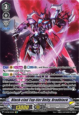 Black-clad Top-tier Deity, Bradblack [V Format] (V.2 - Special Parallel)