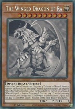 The Winged Dragon of Ra (V.2 - Ghost Rare)