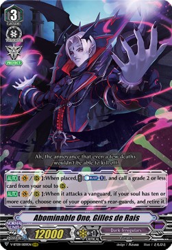 Abominable One, Gilles de Rais [V Format] (V.1 - Triple Rare)