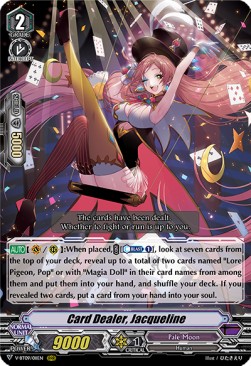 Card Dealer, Jacqueline [V Format] (V.1 - Triple Rare)