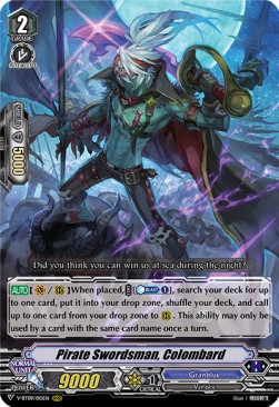 Pirate Swordsman, Colombard [V Format] (V.1 - Triple Rare)