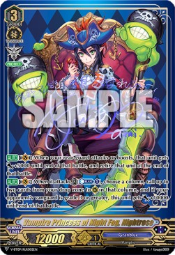 Vampire Princess of Night Fog, Nightrose [V Format] (V.3 - Rummy Labyrinth Rare)