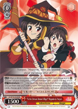 "To the Crimson Demon Village!" Megumin & Yunyun (V.1 - Double Rare)