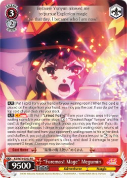 "Foremost Mage" Megumin (V.1 - Double Rare)