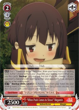 "When Push Comes to Shove" Megumin (V.1 - Rare)