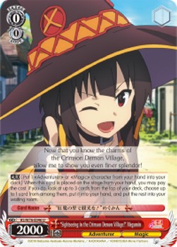 "Sightseeing in the Crimson Demon Village!" Megumin