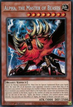 Alpha, the Master of Beasts (V.1 - Secret Rare)