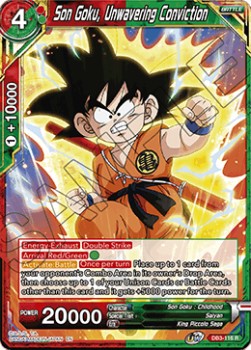 Son Goku, Unwavering Conviction