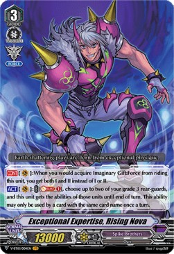 Exceptional Expertise, Rising Nova [V Format] (V.1 - Vanguard Rare)