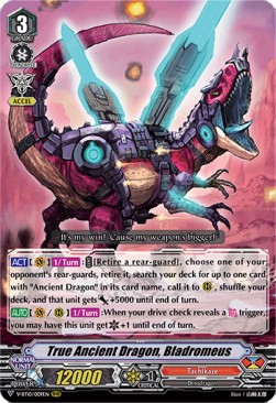 True Ancient Dragon, Bladromeus [V Format] (V.1 - Triple Rare)