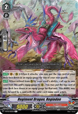 Regiment Dragon, Regiodon [V Format] (V.1 - Rare)