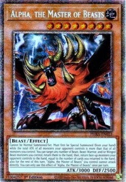 Alpha, the Master of Beasts (V.2 - Starlight Rare)