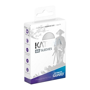 60 Small Ultimate Guard Katana Sleeves (White)