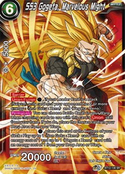 SS3 Gogeta, Marvelous Might (V.1 - Super Rare)