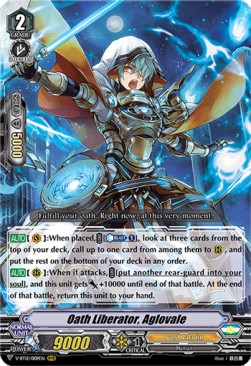 Oath Liberator, Aglovale [V Format] (V.1 - Triple Rare)