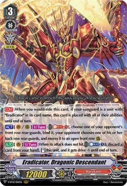 Eradicator, Dragonic Descendant [V Format] (V.1 - Triple Rare)