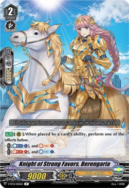 Knight of Strong Favors, Berengaria [V Format]