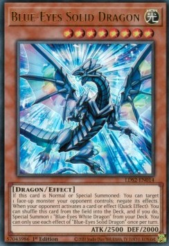 Blue-Eyes Solid Dragon (V.1 - Ultra Rare)