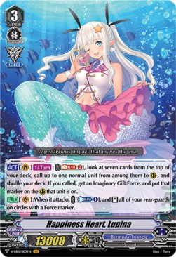 Happiness Heart, Lupina [V Format] (V.1 - Vanguard Rare)