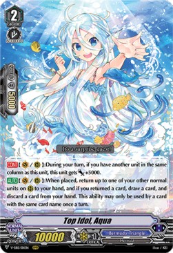 Top Idol, Aqua [V Format] (V.1 - Triple Rare)