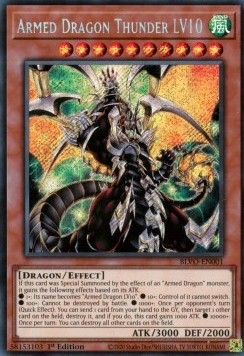 Armed Dragon Thunder LV10 (V.1 - Secret Rare)