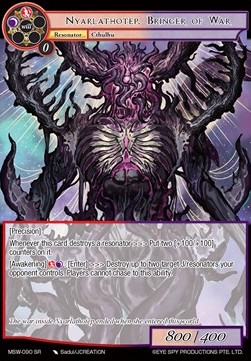 Nyarlathotep, Bringer of War