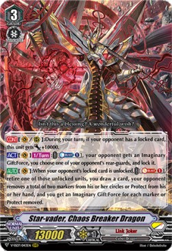 Star-vader, Chaos Breaker Dragon [V Format] (V.1 - Triple Rare)