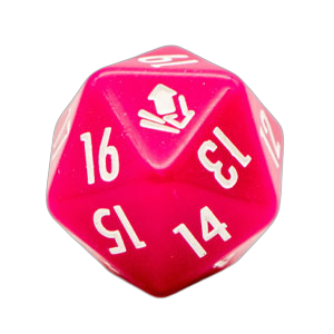 Cardmarket Opaque D20 Die (Pink)