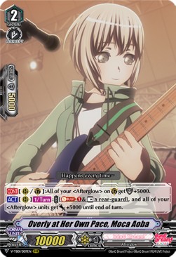 Overly at Her Own Pace, Moca Aoba [V Format] (V.1 - Triple Rare)