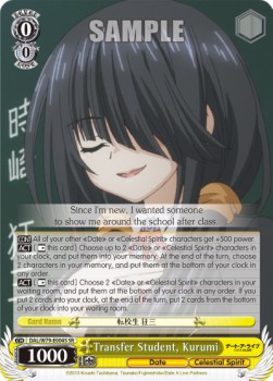 Transfer Student, Kurumi (V.2 - Super Rare)