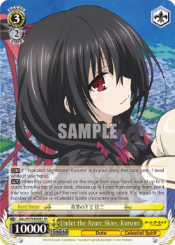 Under the Azure Skies, Kurumi (V.2 - Super Rare)