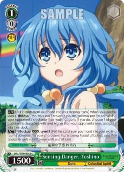 Sensing Danger, Yoshino