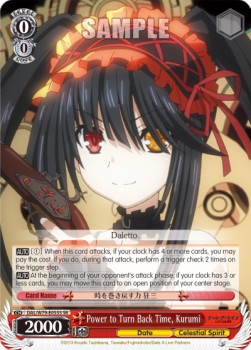 Power to Turn Back Time, Kurumi (V.2 - Super Rare)