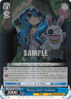 "Rainy Girl" Yoshino (V.1 - Double Rare)