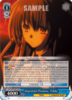 Important Promise, Tohka (V.1 - Double Rare)