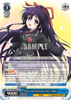 Naïve and Innocent Girl, Tohka (V.1 - Rare)